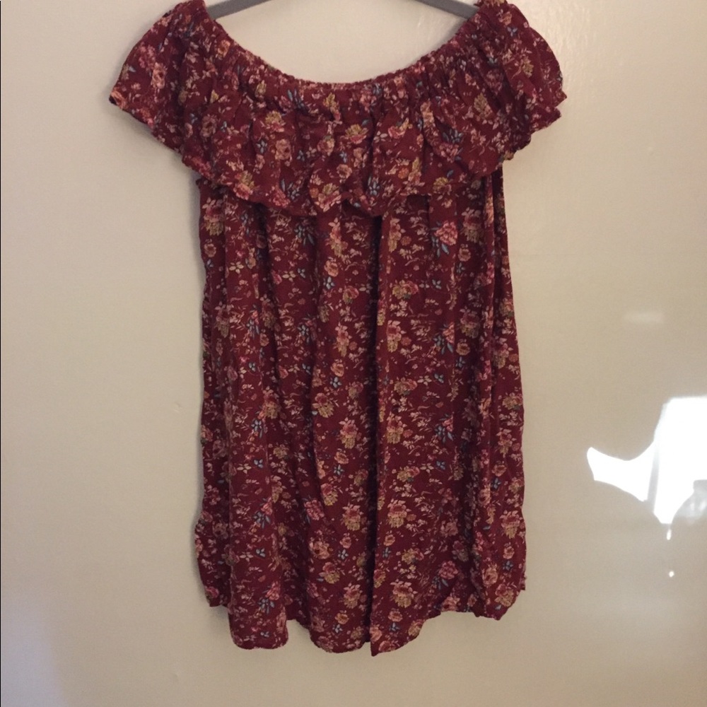 Flowery halter top dress